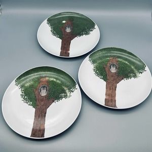 Owl Organic by West Elm Rachel Kozlowski Design Salad Plates 3 Piece